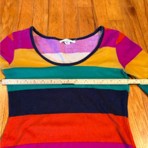 Derek Heart Rainbow Stripe Knit Dress - Picture 3 of 7